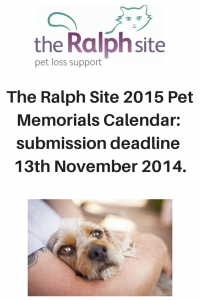 Ralph Site 2015 Pet Memorials Calendar